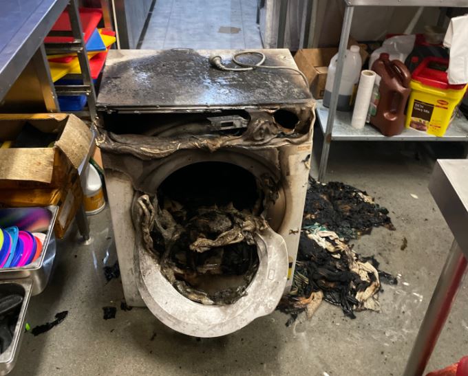 Dryer fire at Blakeview