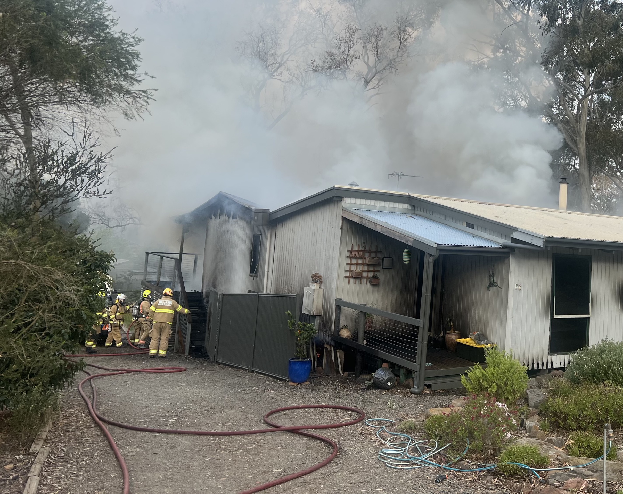 House fire at Williamstown - 20 October 2023