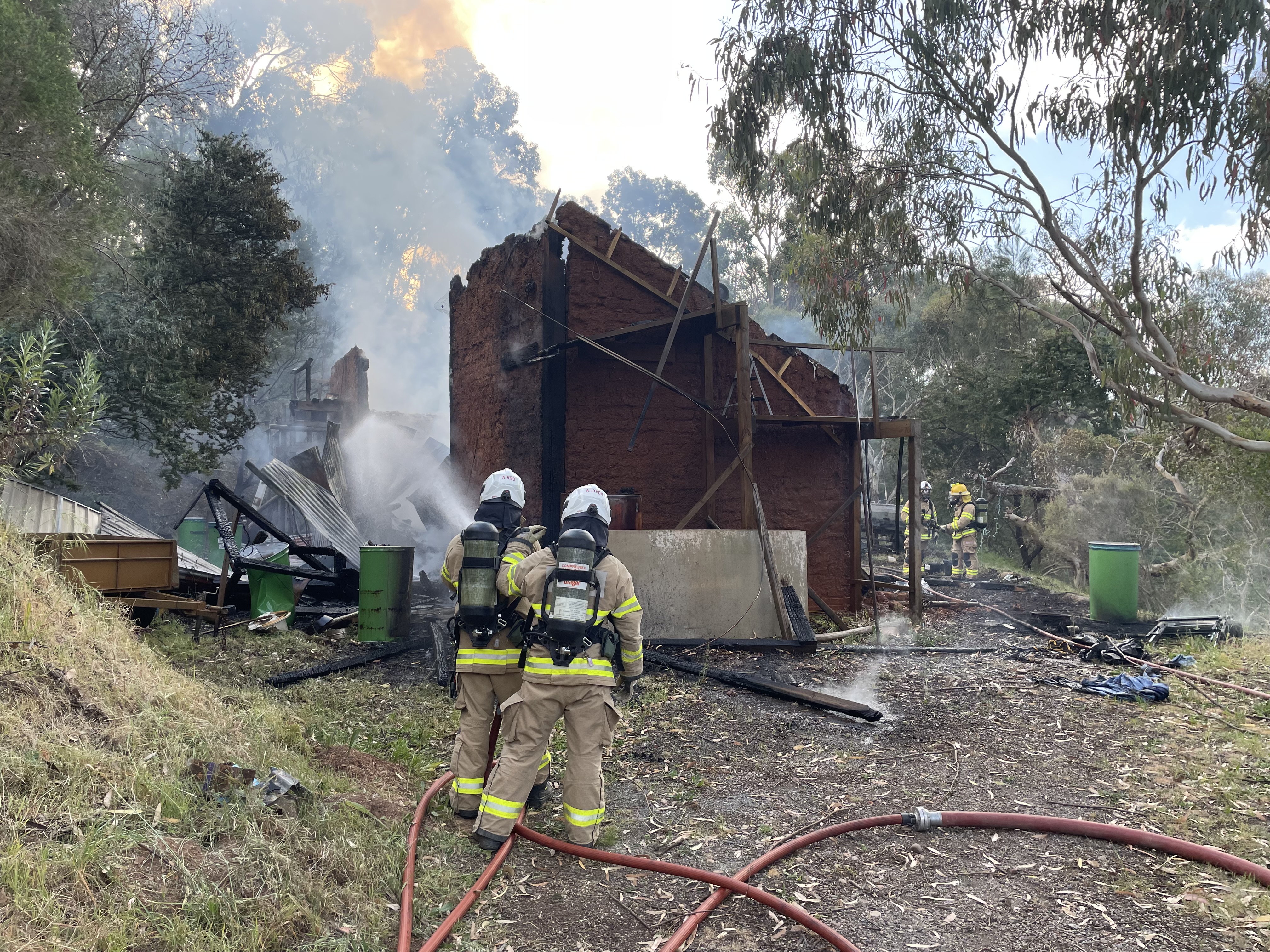 $200,000 house fire at Willunga South - 22 October 2023 