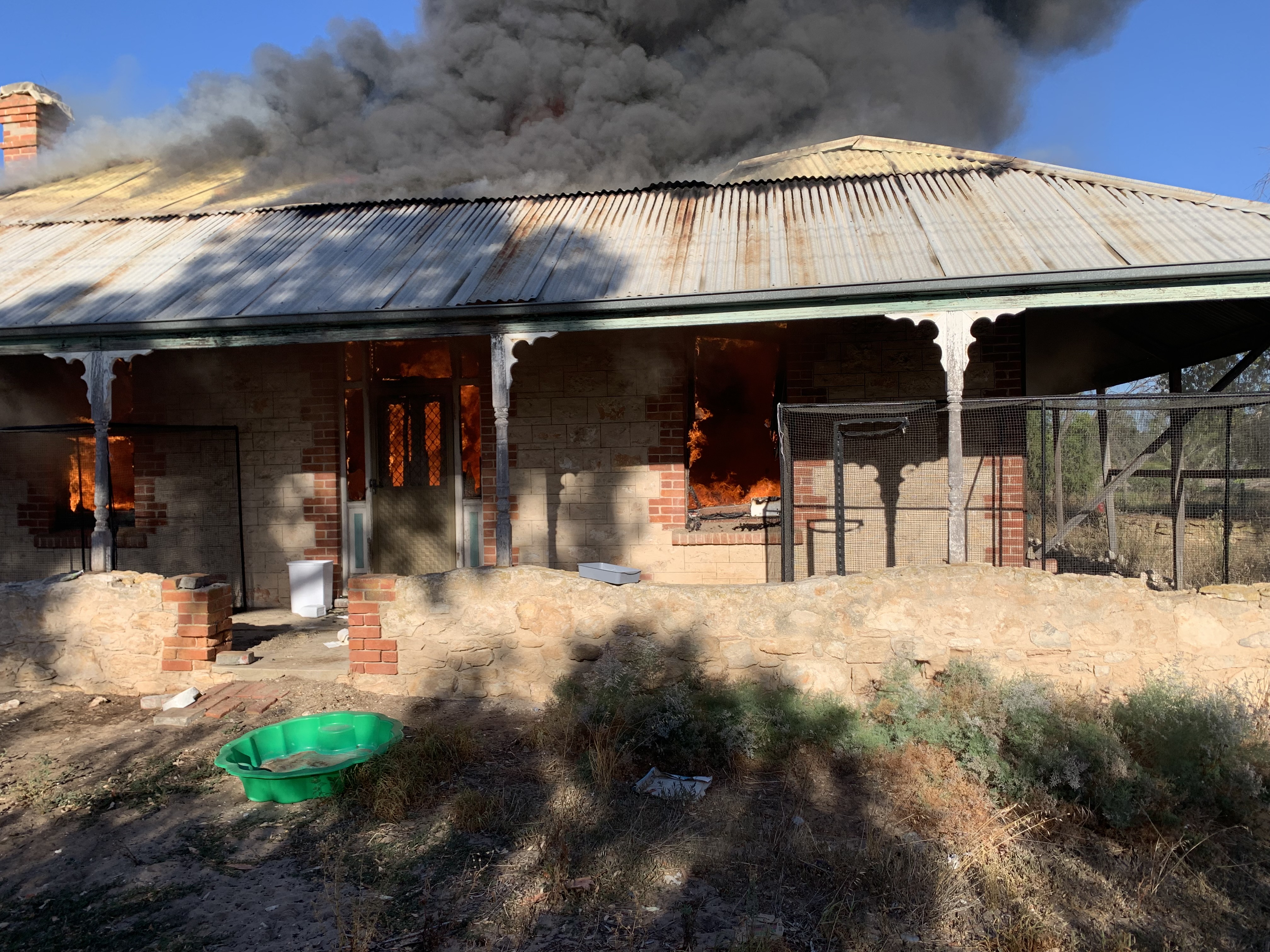 Structure fire at Coomandook - 8 March 2024