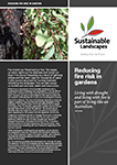 Reducing fire risk in gardens brochure